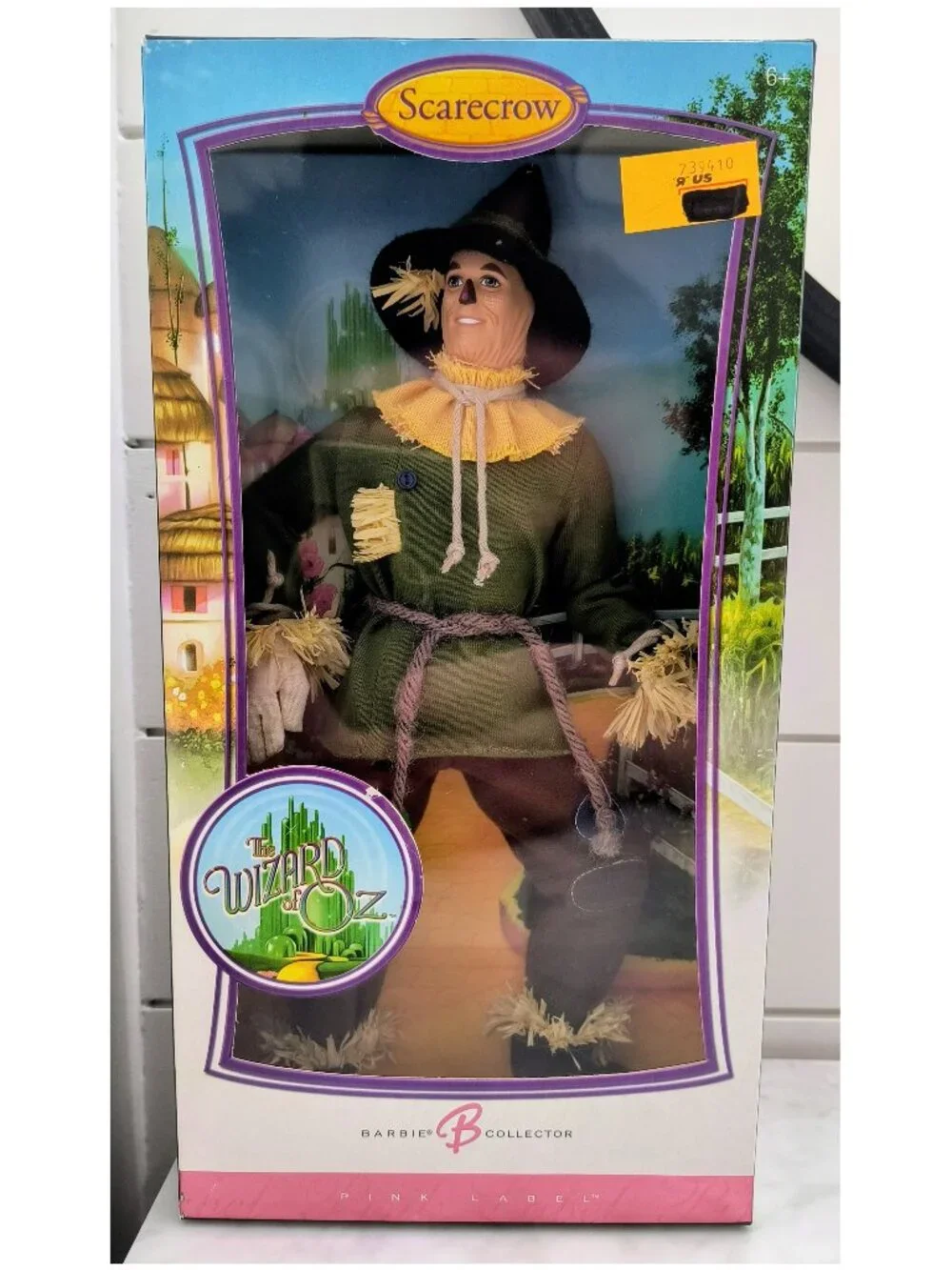 NEW - 2006 Mattel Barbie Collector Wizard of Oz Scarecrow Doll (Pink Label)